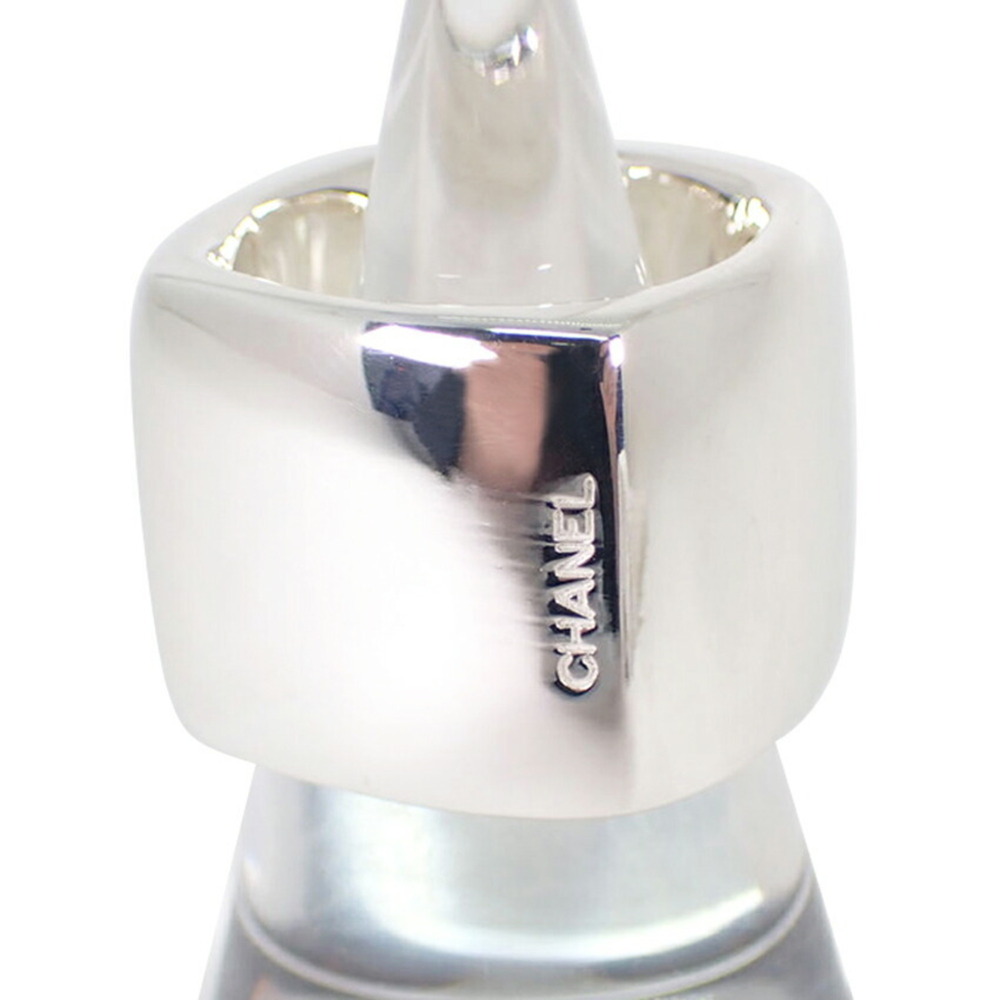 CHANEL Authentic Silver Ring